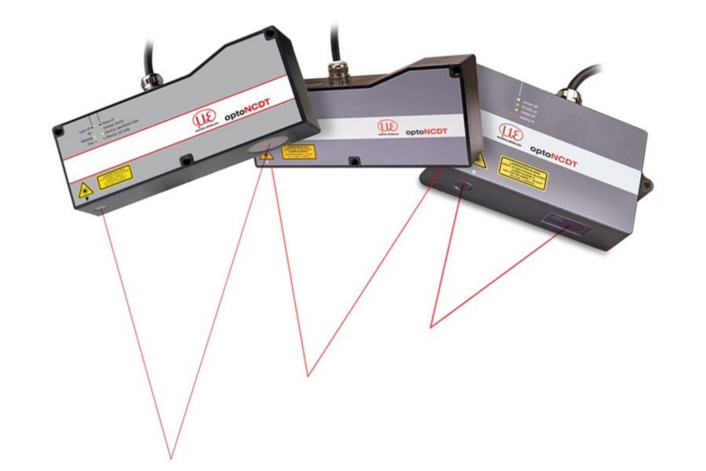 laser sensors for large measuring distances