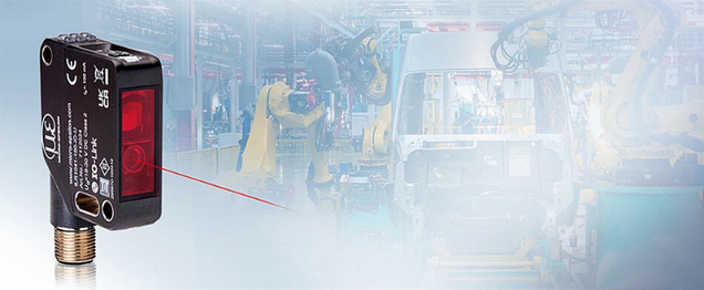 Leistungsstarker Laser-Distanzsensor mit großem Messbereich