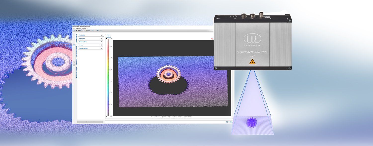 3D Sensoren surfaceCONTROL von MICRO-EPSILON